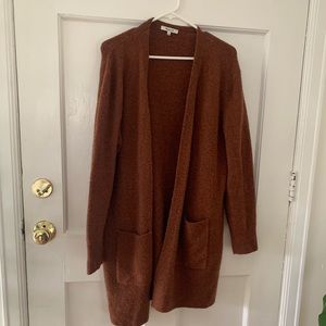 Super soft, long Madewell cardigan size M